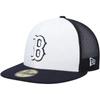 NEW ERA NEW ERA WHITE/NAVY BOSTON RED SOX 2023 ON-FIELD BATTING PRACTICE 59FIFTY FITTED HAT