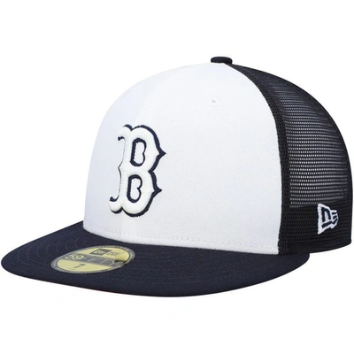 New Era Men's  Navy And White Boston Red Sox 2023 On-field Batting Practice 59fifty Fitted Hat In Navy,white