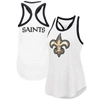 G-iii 4her By Carl Banks White New Orleans Saints Tater Tank Top In White