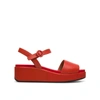 Camper Misia Platform Wedge Sandal In Red