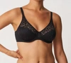 Chantelle Norah Full Coverage Molded Stretch Lace Bra In Black