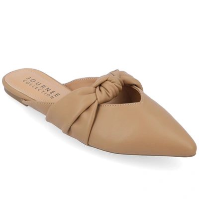 Journee Collection Collection Women's Tru Comfort Foam Salinn Flats In Brown