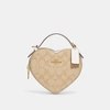 COACH OUTLET HEART CROSSBODY IN SIGNATURE CANVAS