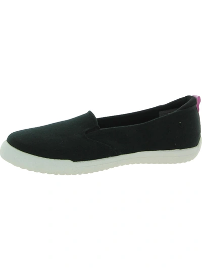 Dr. Scholl's Jinxy Womens Canvas Slip On Casual And Fashion Sneakers In Black