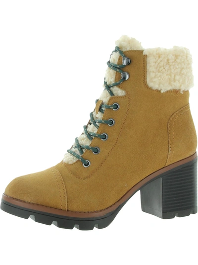 Naturalizer Varuna 2 Womens Suede Hiking Ankle Boots In Multi