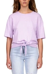 Sanctuary Everyday Tie Front Top In Washed Taf