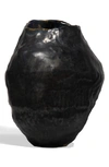 Completedworks 'unearthed' Large Vessel Vase In Black