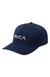 RVCA FLEXFIT TWILL BASEBALL CAP
