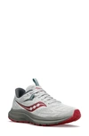 Saucony Omni 21 Running Shoe In Concrete/berry