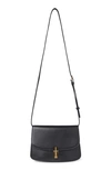 The Row Sofia Leather Shoulder Bag In Black
