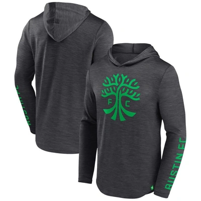 Fanatics Branded Charcoal Austin Fc First Period Space-dye Pullover Hoodie