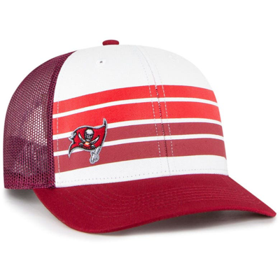 47 Kids' Youth ' White/red Tampa Bay Buccaneers Cove Trucker Snapback Hat