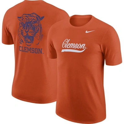 Nike Orange Clemson Tigers 2-hit Vault Performance T-shirt