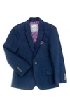 APPAMAN KIDS' LINEN & COTTON BLEND SPORT COAT