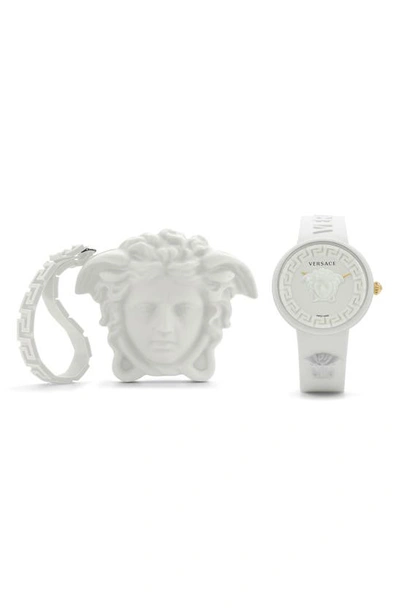 Versace Medusa Pop Watch, 39mm In White