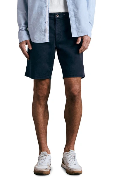 Rag & Bone Perry Shorts Aus Popeline Aus Einer Baumwollmischung In Blue