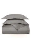 Boll & Branch Signature Hemmed Duvet Set In Stone