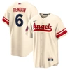 NIKE NIKE ANTHONY RENDON CREAM LOS ANGELES ANGELS CITY CONNECT REPLICA PLAYER JERSEY