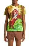 STOCKHOLM SURFBOARD CLUB HORSE AIRBRUSH ORGANIC COTTON GRAPHIC TEE