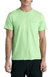 Rag & Bone Miles Organic Cotton Pocket T-shirt In Ltgrn