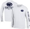 CHAMPION CHAMPION WHITE PENN STATE NITTANY LIONS TEAM STACK LONG SLEEVE T-SHIRT