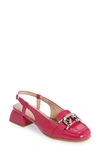 WONDERS WONDERS CHAIN DETAIL SLINGBACK PUMP