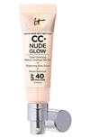 It Cosmetics Cc+ Nude Glow Lightweight Foundation + Glow Serum With Spf 40 And Niacinamide Fair Beige 1.1 oz / 32 In Fair Beige