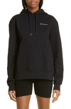 Jacquemus Embroidered Hooded Sweatshirt Kangaroo Pocket In Black