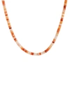Dean Davidson Women's Sol 22k Gold-plated & Carnelian Beaded Necklace In Carnelian/ Gold