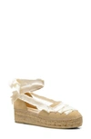 Free People Destino Platform Espadrille In Ecru