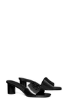Tory Burch Ines Mule Sandals 55mm Perfect Black In Perfect Black