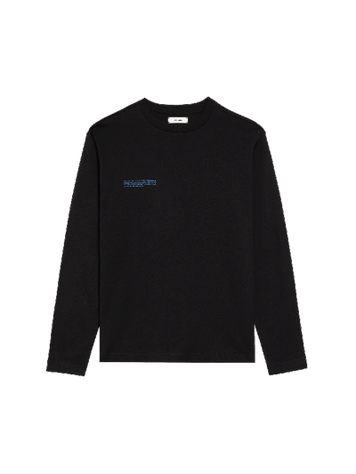 Pangaia In Conversion Long Sleeve T-shirt In Black