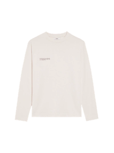 Pangaia Kids' In Conversion Long Sleeve T-shirt In Cotton White