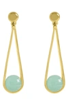 Dean Davidson Women's Sol 22k Gold-plated & Orange Onyx Mini Ipanema Earrings In Ocean/ Gold