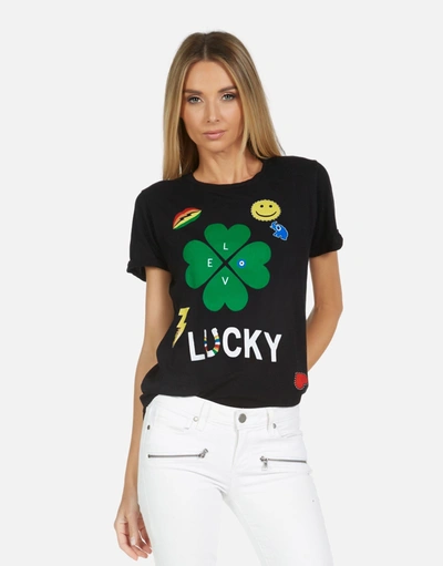 Lauren Moshi Edda X Lucky Clover In Black