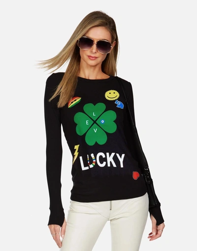 Lauren Moshi X Mckinley X Lucky Clover In Black