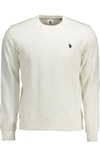 U.S. POLO ASSN U.S. POLO ASSN. WHITE COTTON MEN'S SWEATER