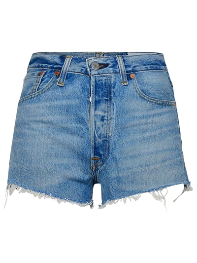 Re/done Re-done Shorts In Blue