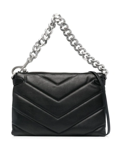 Rebecca Minkoff Edie Maxi Crossbody Bag In Black