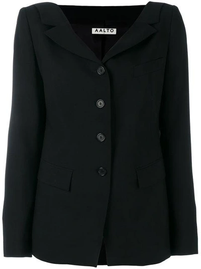 Aalto Buttoned Jacket - Black