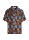 Bluemarble Short Sleeve Shirt In Multicolor