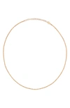 Ef Collection Gold Twist Chain In Yellow Gold