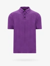 Roberto Collina Polo Shirt In Purple
