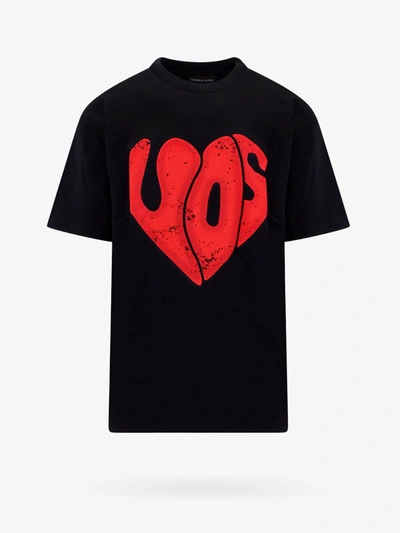 Vision Of Super Logo-print T-shirt In Black