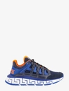 Versace Trigreca Low Top Sneaker In Blue