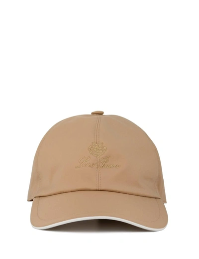 Loro Piana Hat In Sahara Tee/white