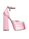 Versace High-heeled Shoe In Candy Oro