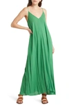 Treasure & Bond Woven Favorite Dress In Green Strip