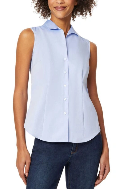 JONES NEW YORK SLEEVELESS COTTON BLOUSE