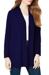 Jones New York Open Front Cardigan In Collection Navy